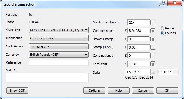 ShareScope: share consolidations